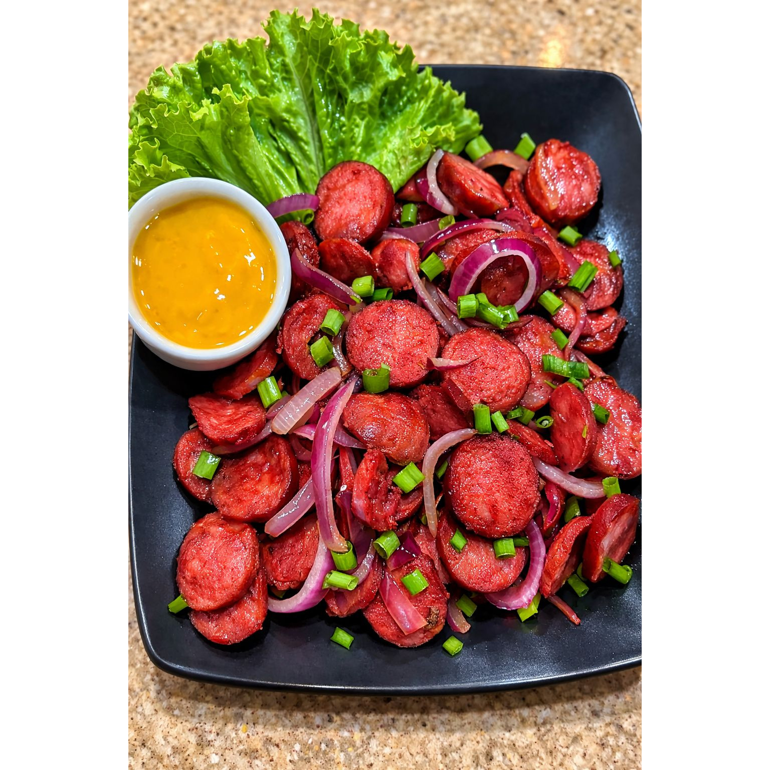 Porção Calabresa Acebolada (400 g)