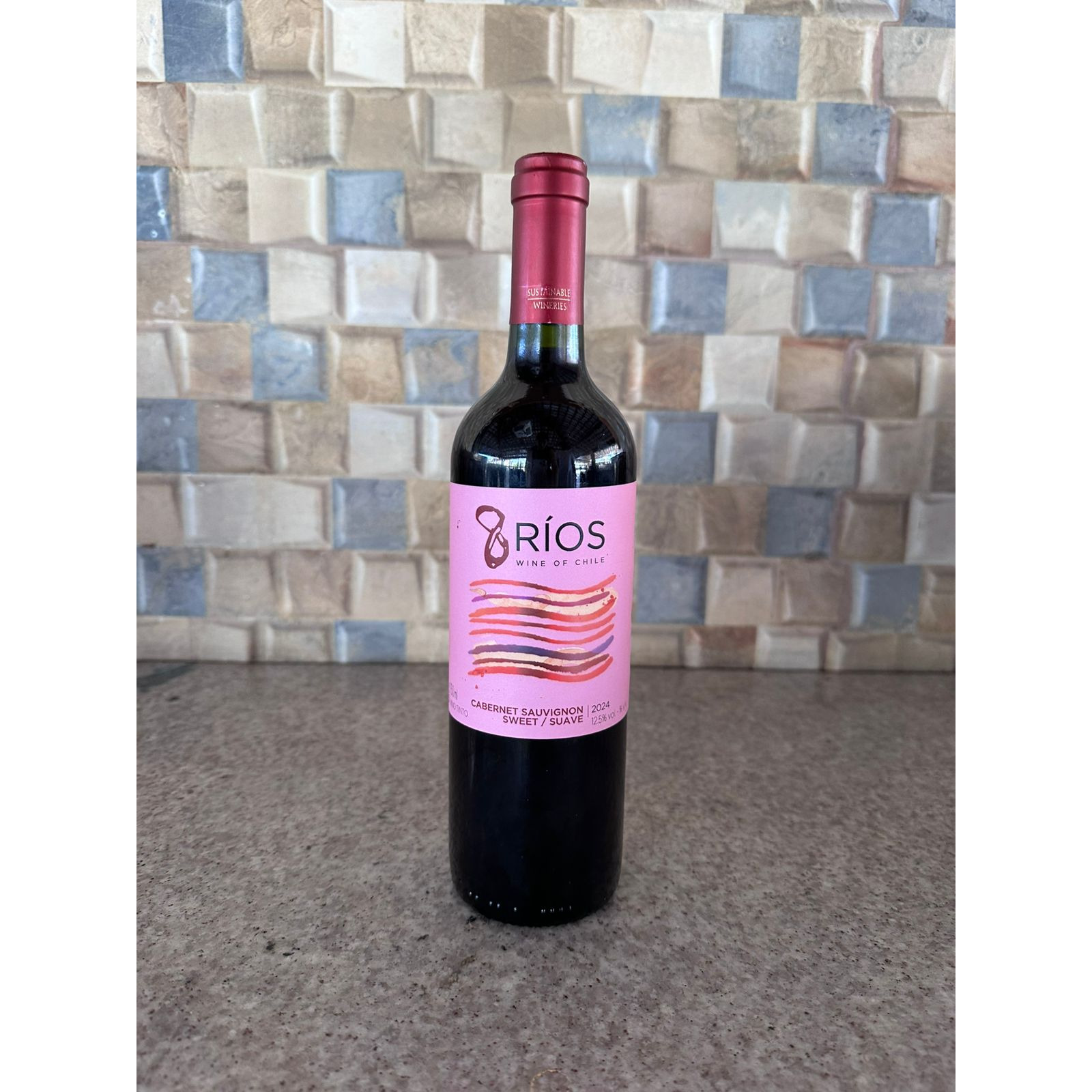 8 Rios D.O Valle Central - Cabernet - Suave
